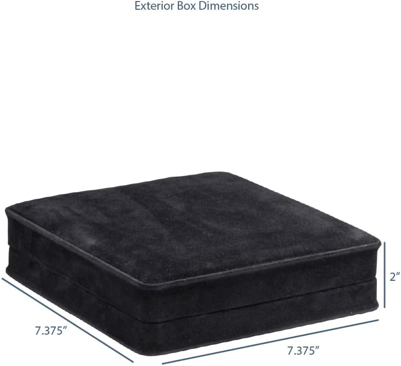 Luxury Necklace Case With Black Velour Interior