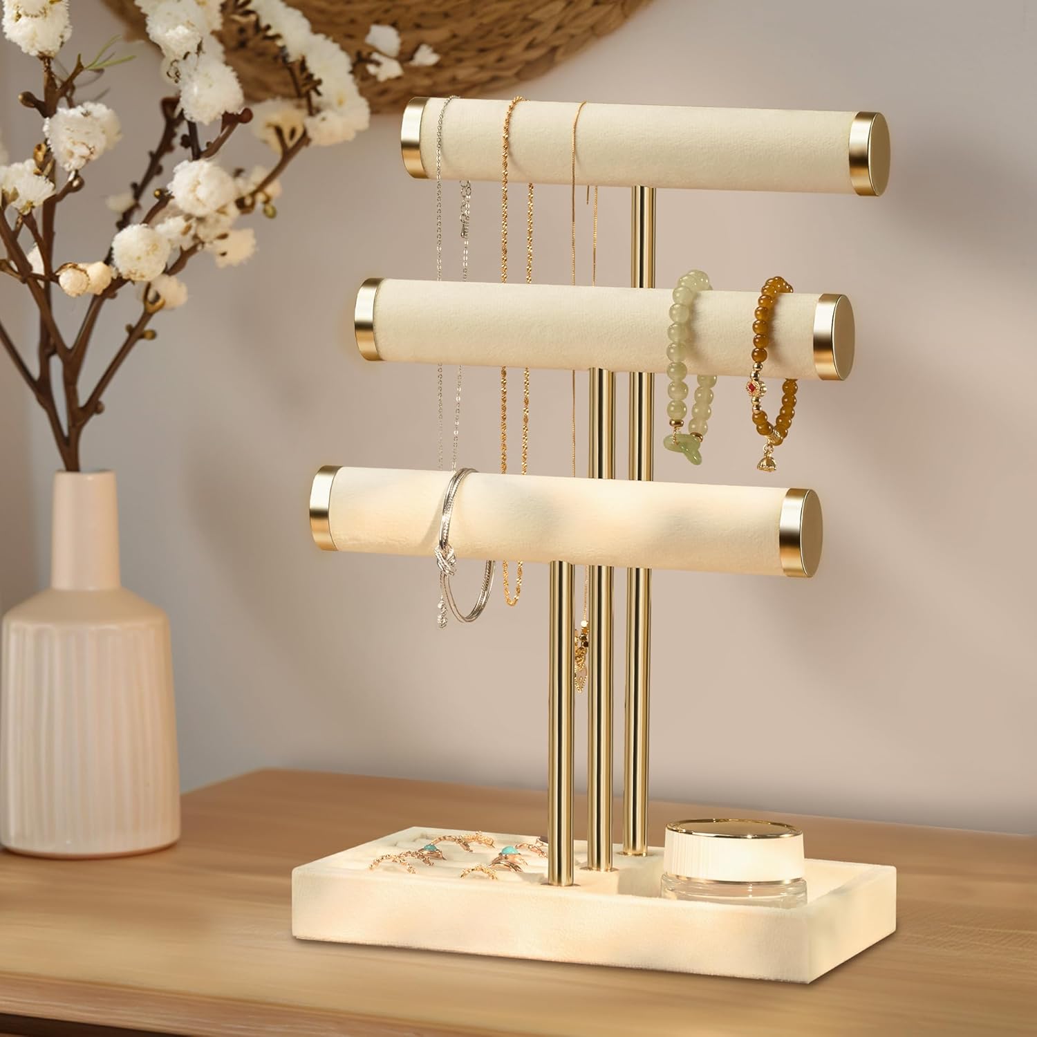 3 Tier Display Stand for Bracelet, Necklace, Watches, Rings