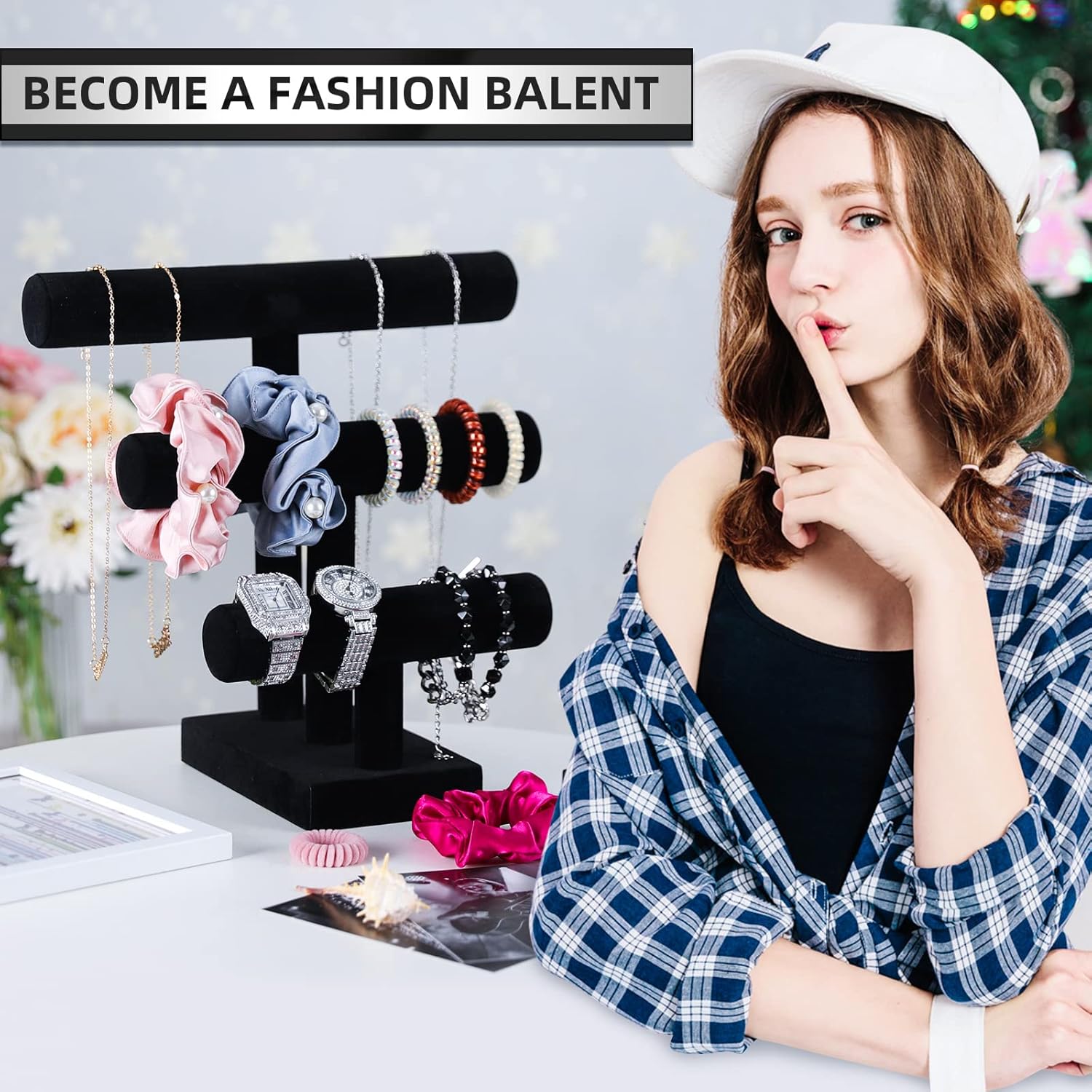 T Bar Bracelet Display Stand | Bracelet Organizer