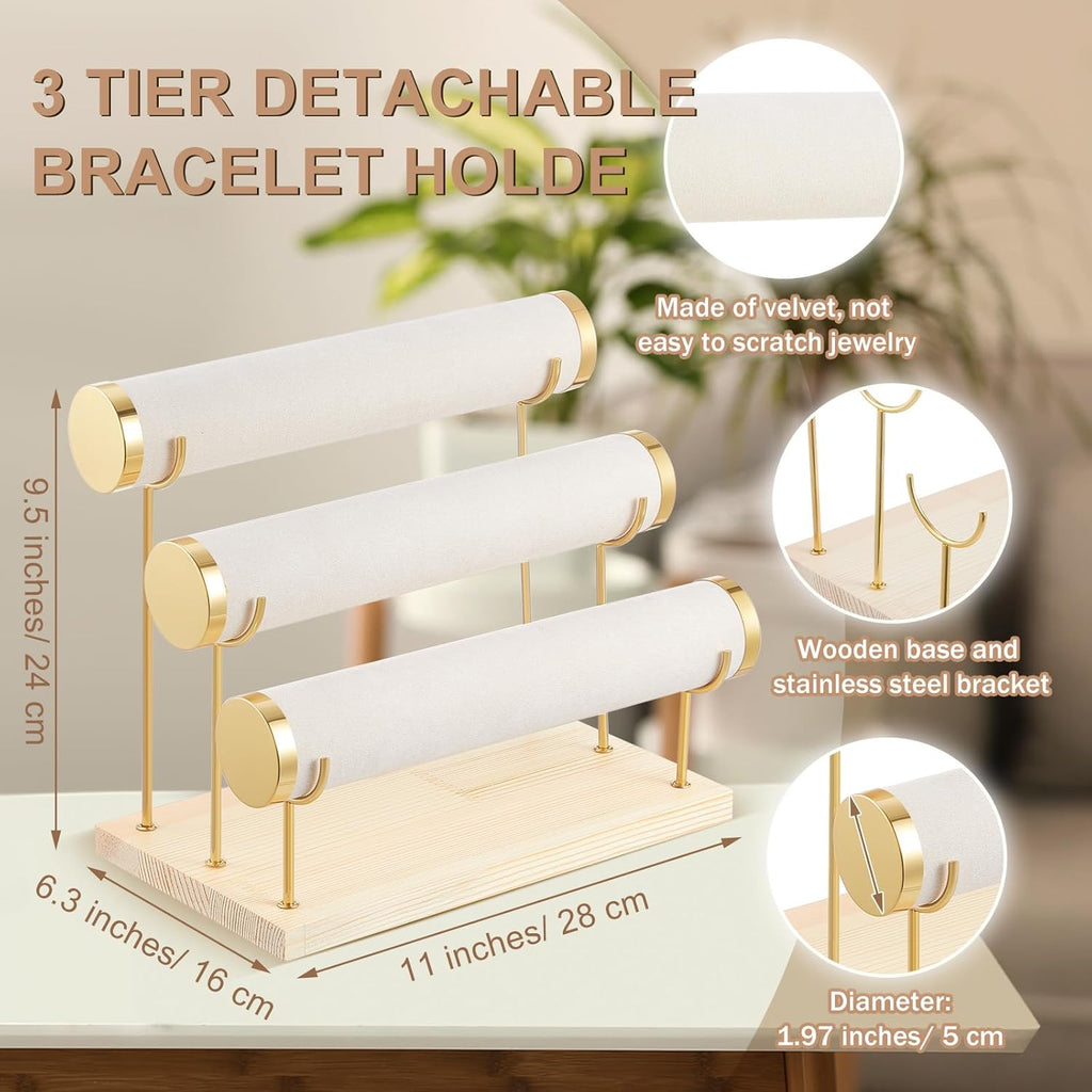 3 Tier Bracelet Holder Jewelry Storage Stand