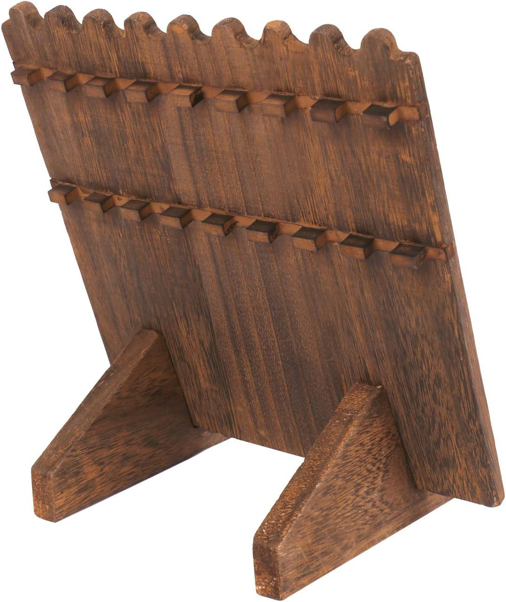 Set of 4 Wood Necklace Jewelry Display Stand