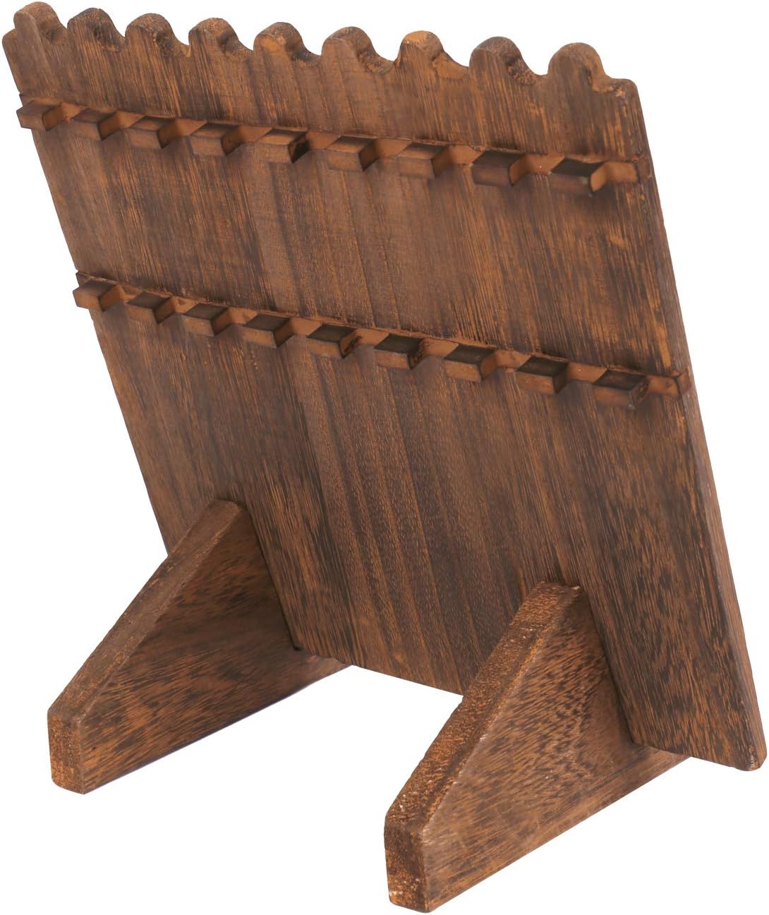 Set of 4 Wood Necklace Jewelry Display Stand