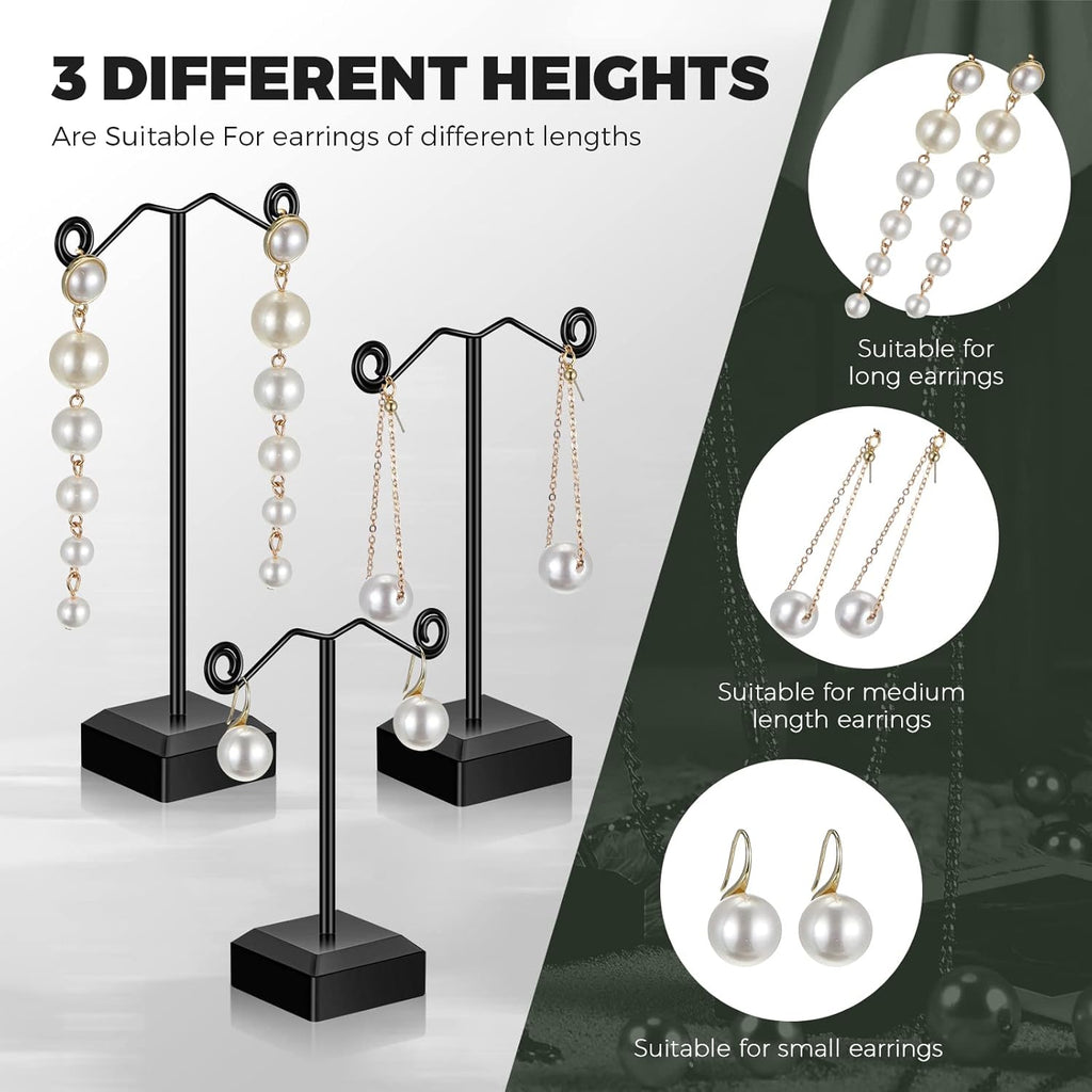 18 Pcs Metal Earring Holder Display Stand