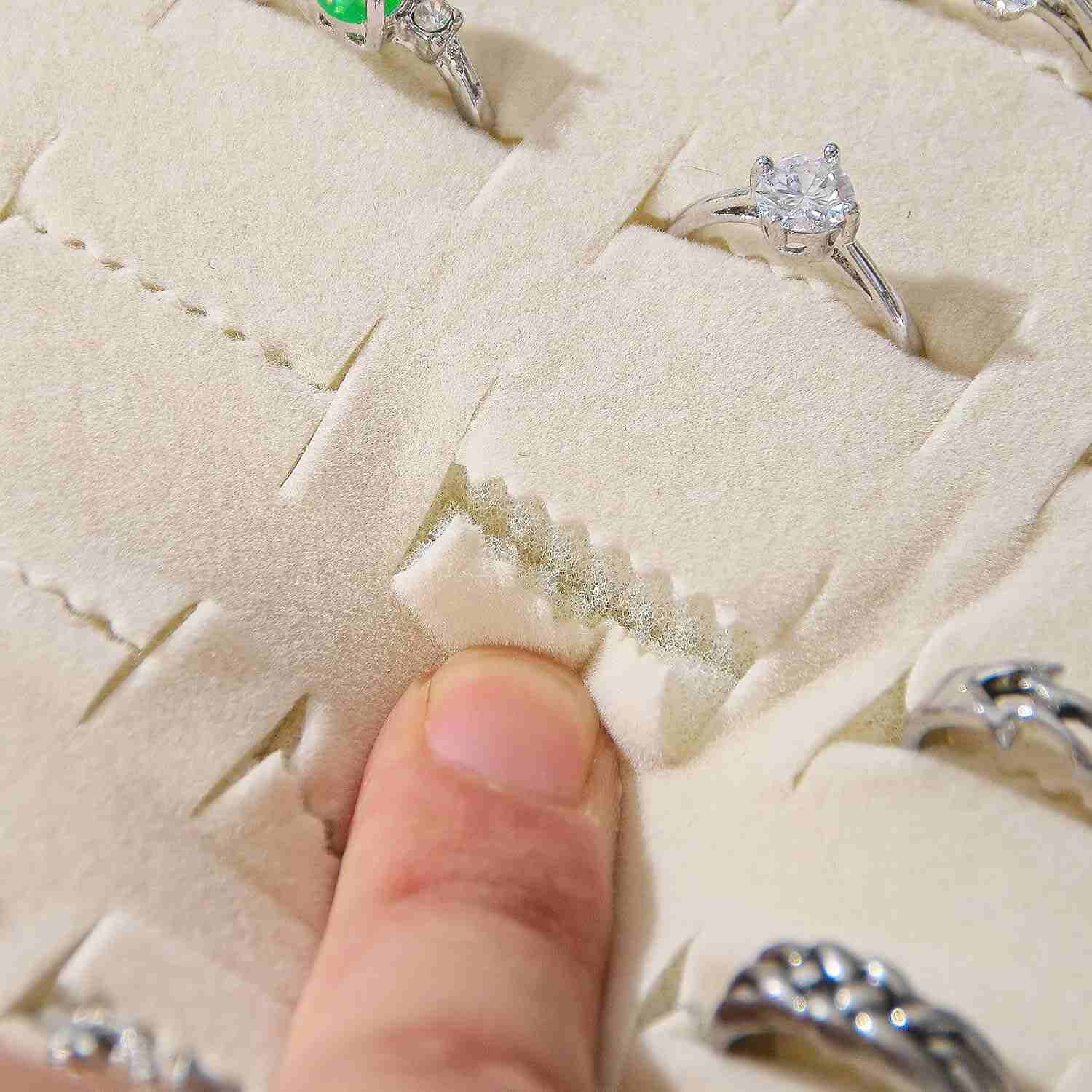 30 Slots Ring Storage Box with Clear lid