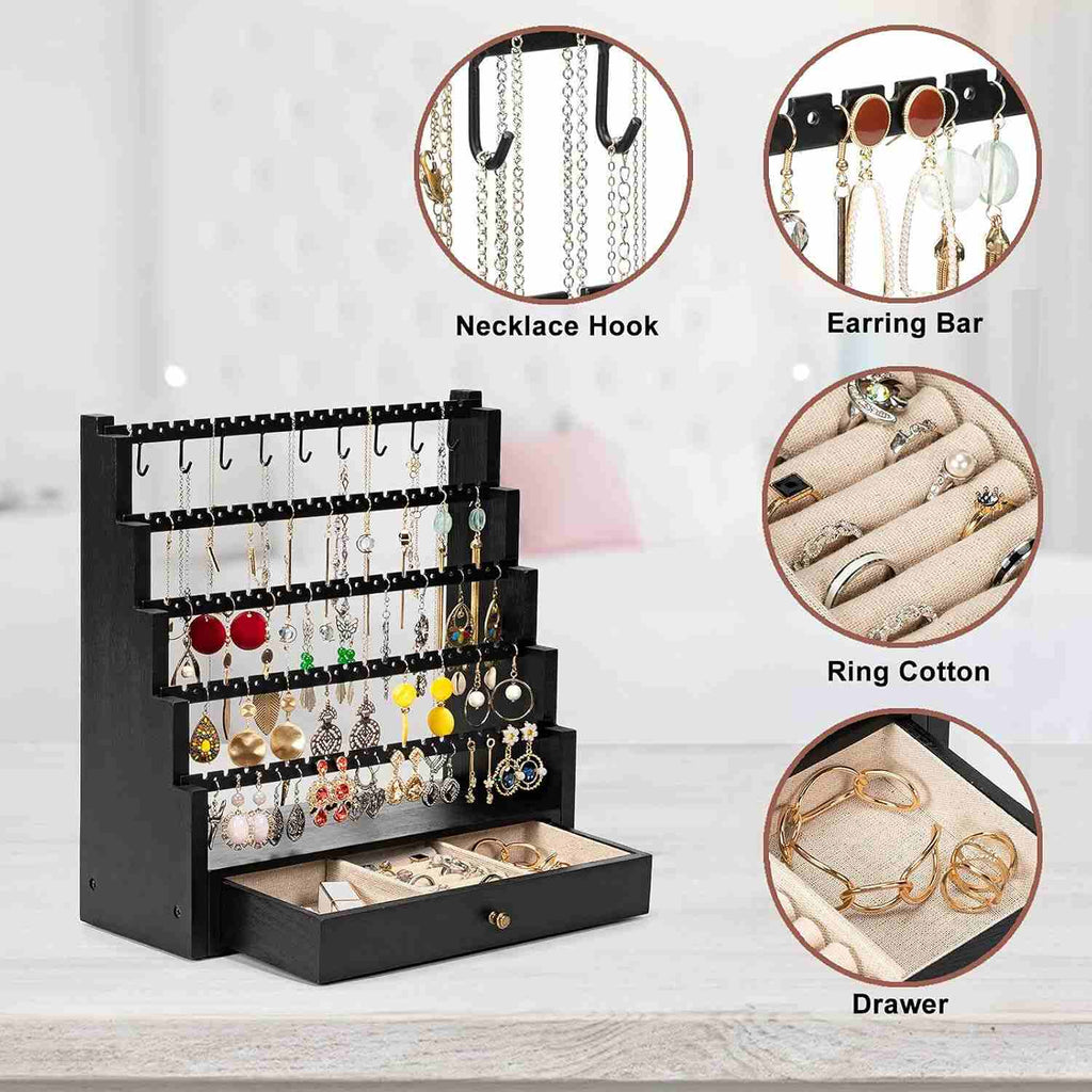 5 Layer Earring Holder Organizer