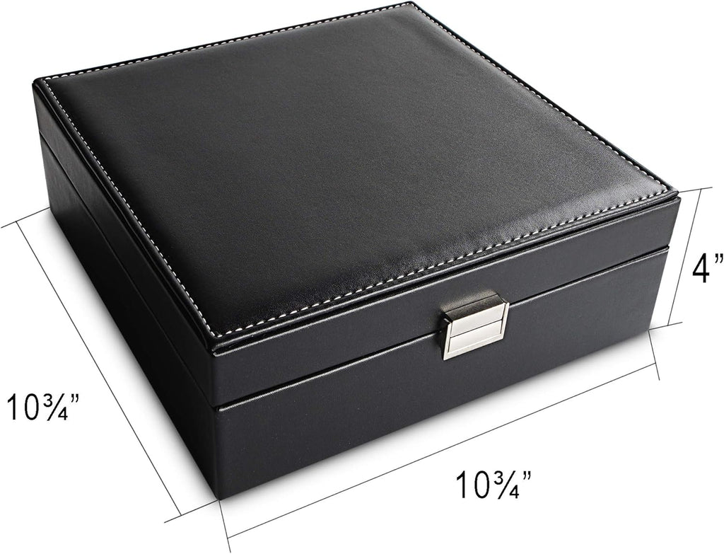 50 Slots Double Layer Earring Organizer Box