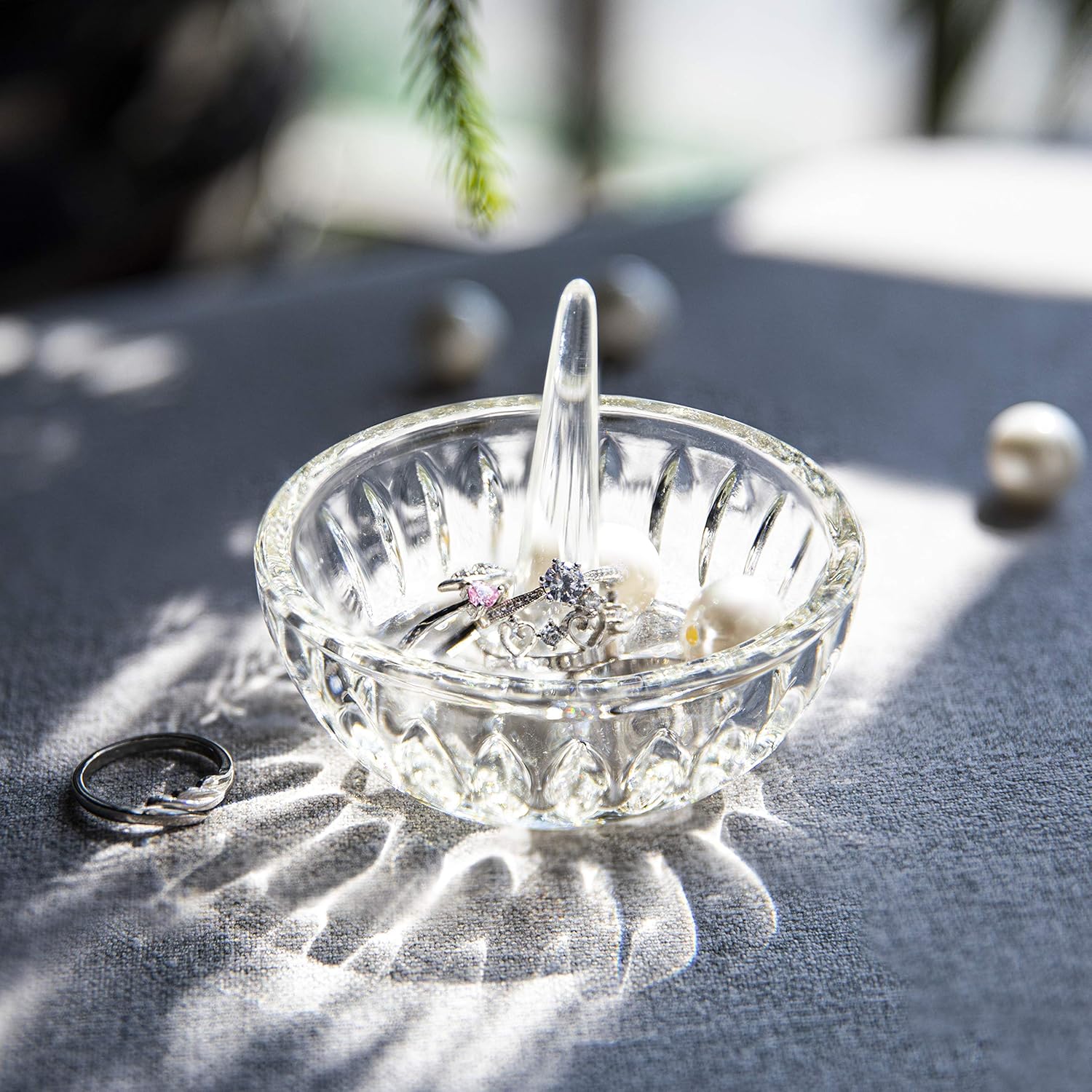 Crystal Ring Holder Dish