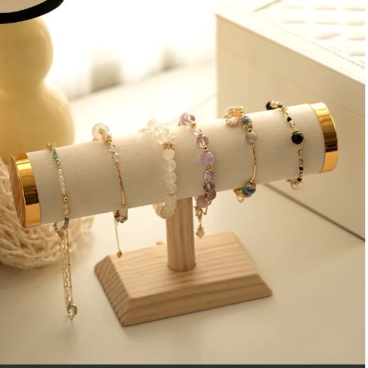 T-bar Jewelry Bracelet Organizer Display Stand