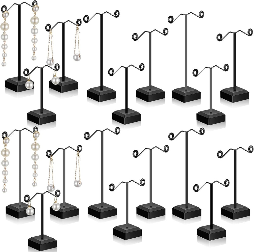 18 Pcs Metal Earring Holder Display Stand