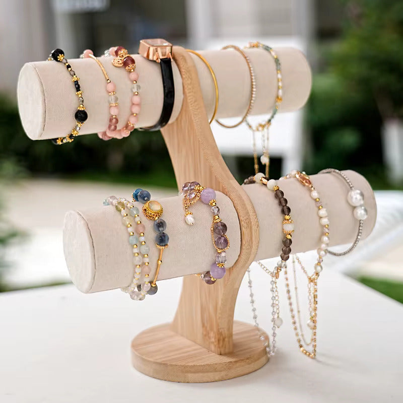 Double Layer Rack Bracelet Jewelry Stand