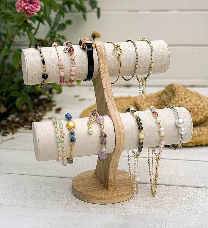 Double Layer Rack Bracelet Jewelry Stand