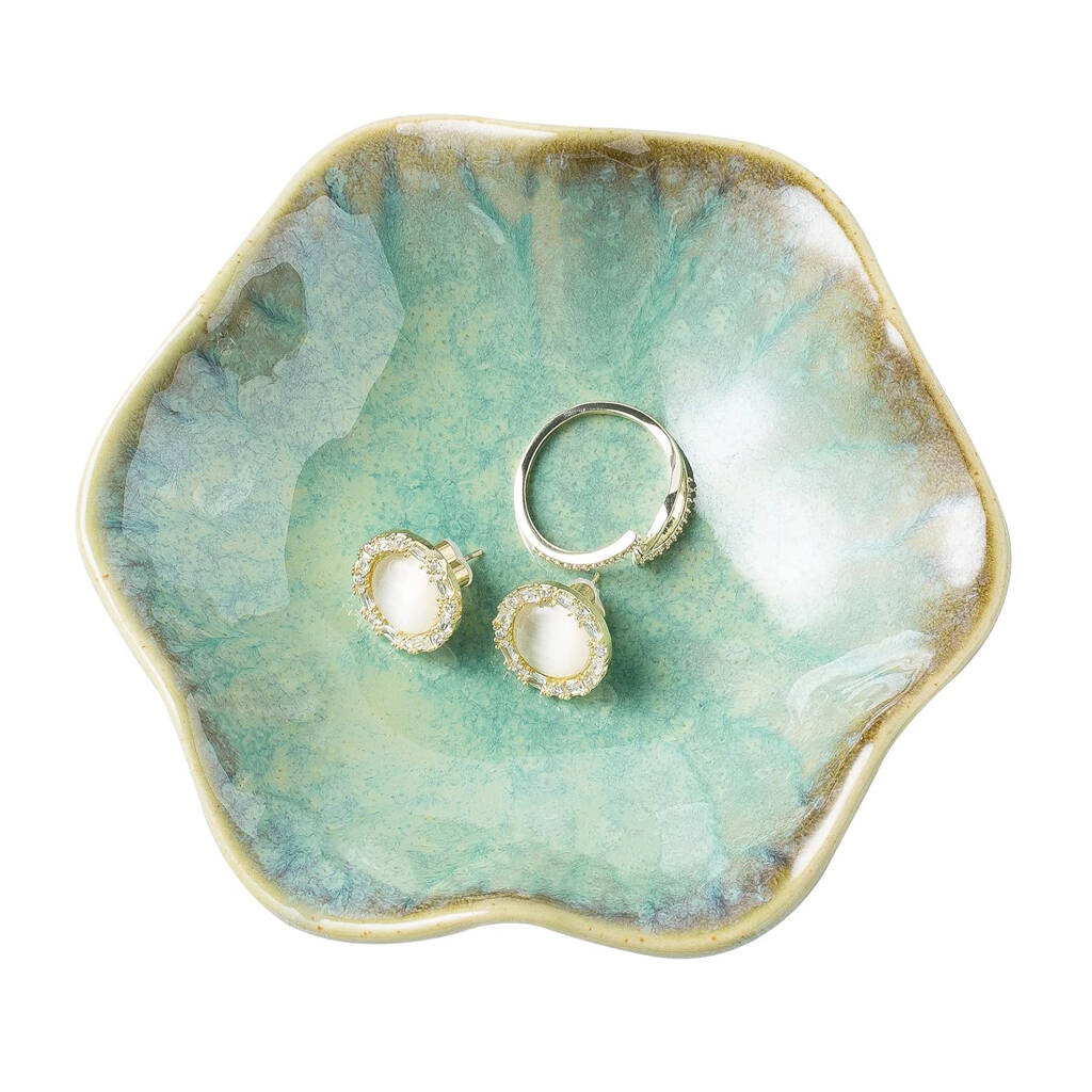 Jewelry Dish Tray, Ceramic Ring Dish Trinket Tray