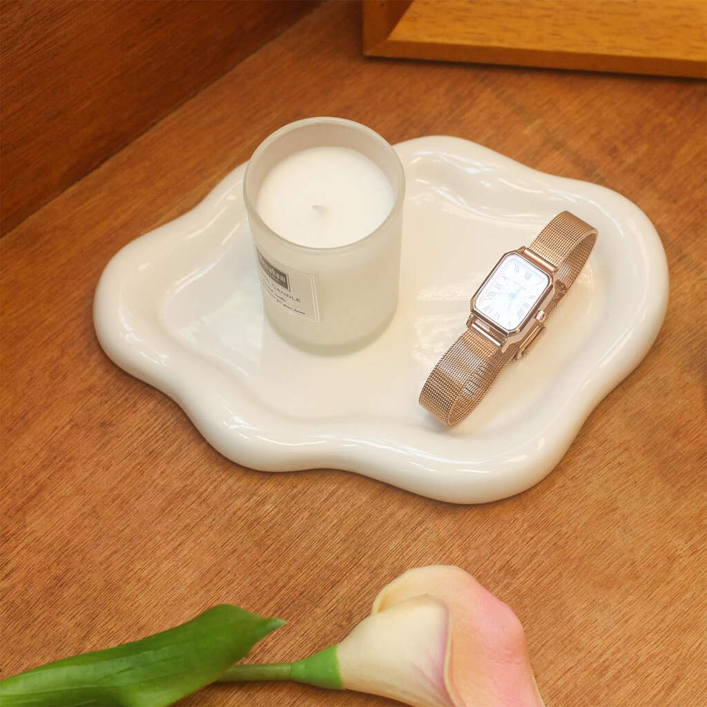 Jewelry Tray Trinket Dish, Decorative Cloud Vanity Key Tray