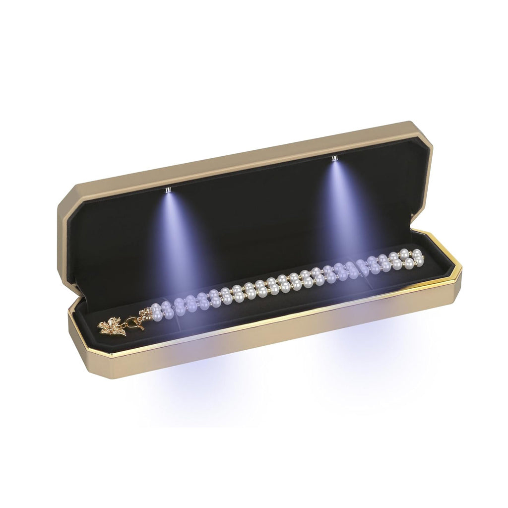 Necklace Long Chain Gift Box with LED Light