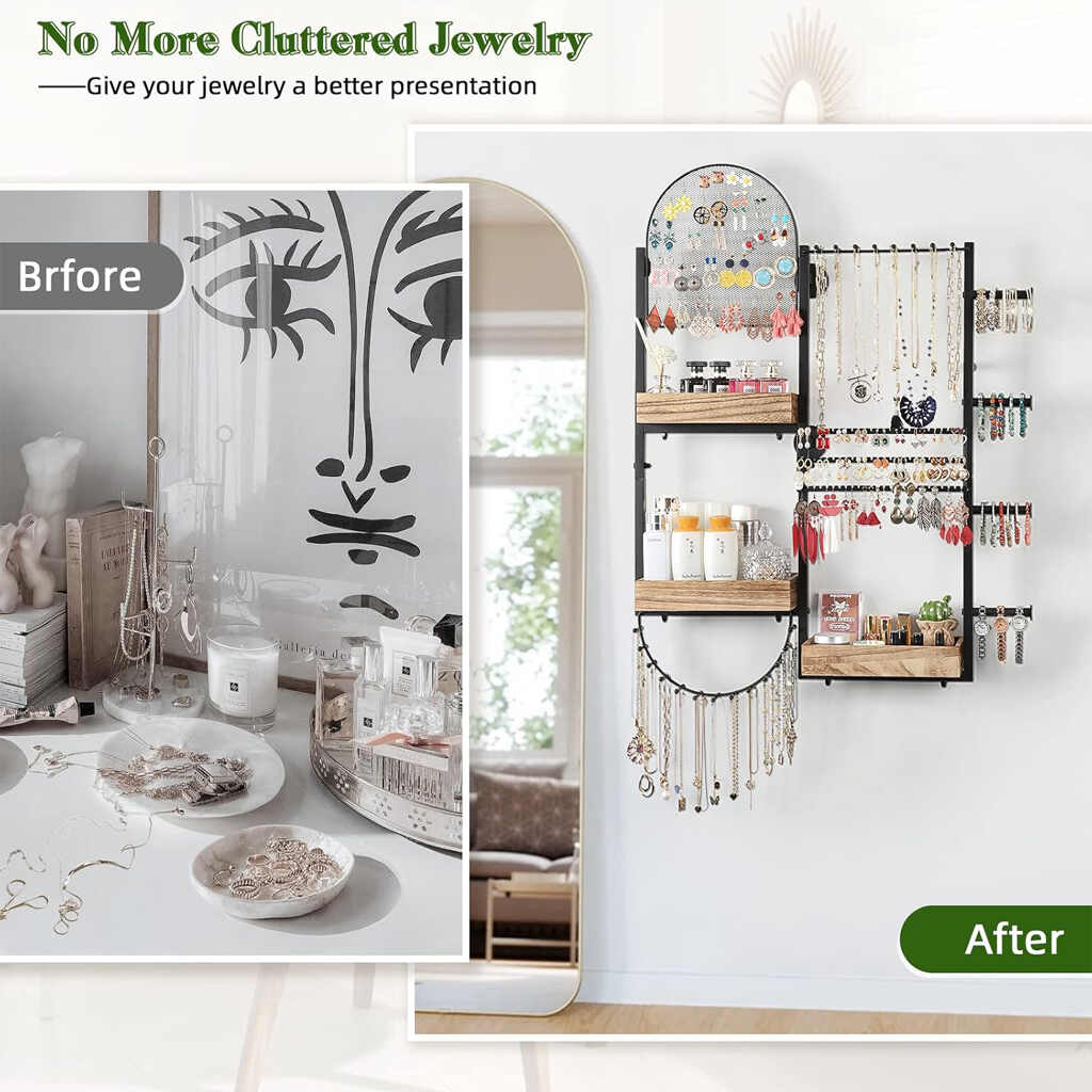 Wall Hanging Jewelry Organizer Large