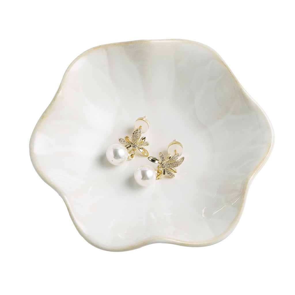 Jewelry Dish Tray, Ceramic Ring Dish Trinket Tray