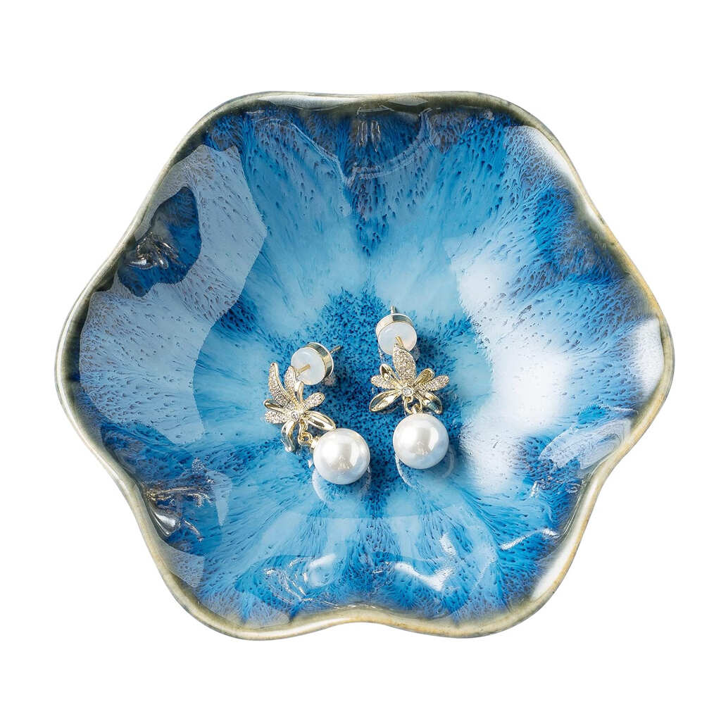 Jewelry Dish Tray, Ceramic Ring Dish Trinket Tray