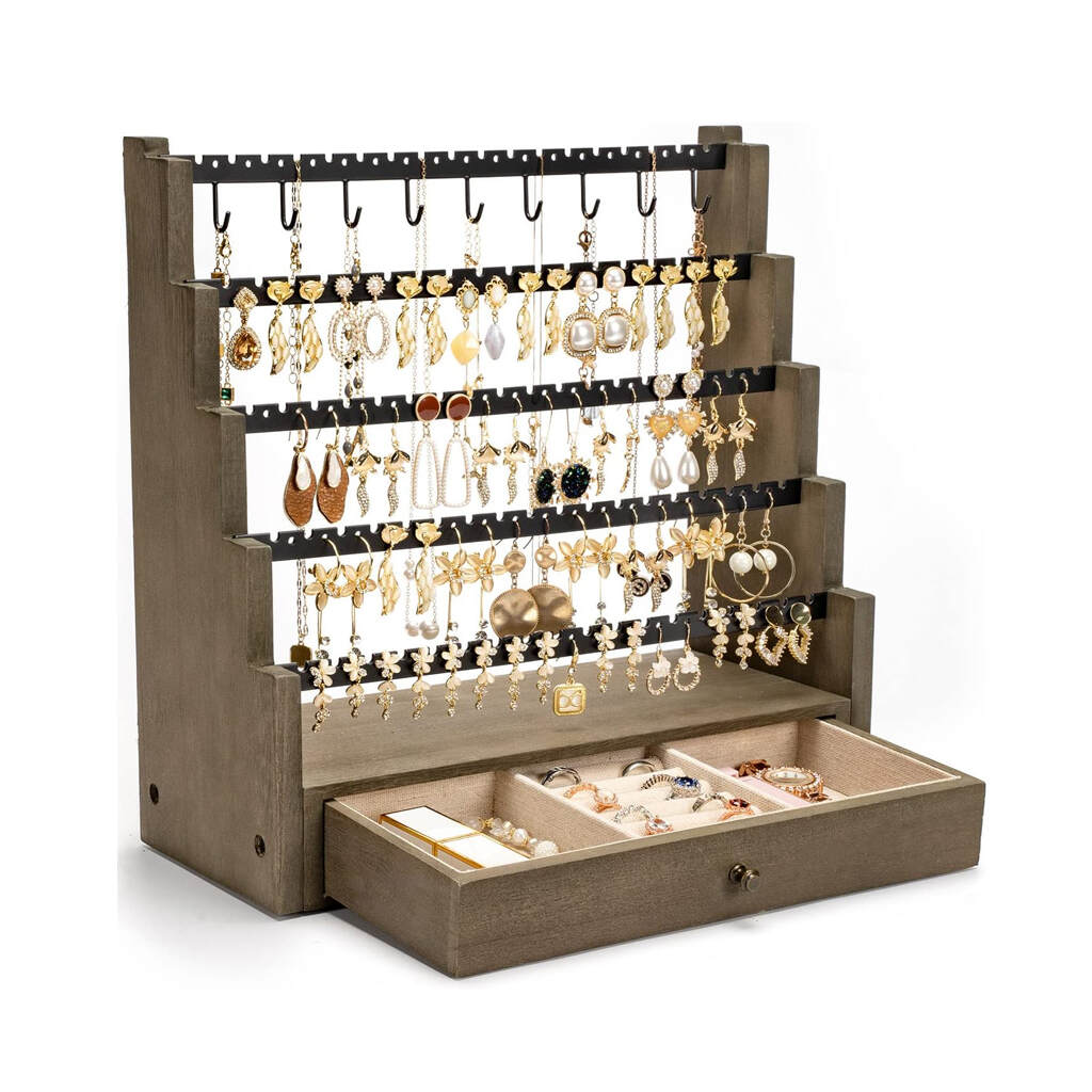 5 Layer Earring Holder Organizer
