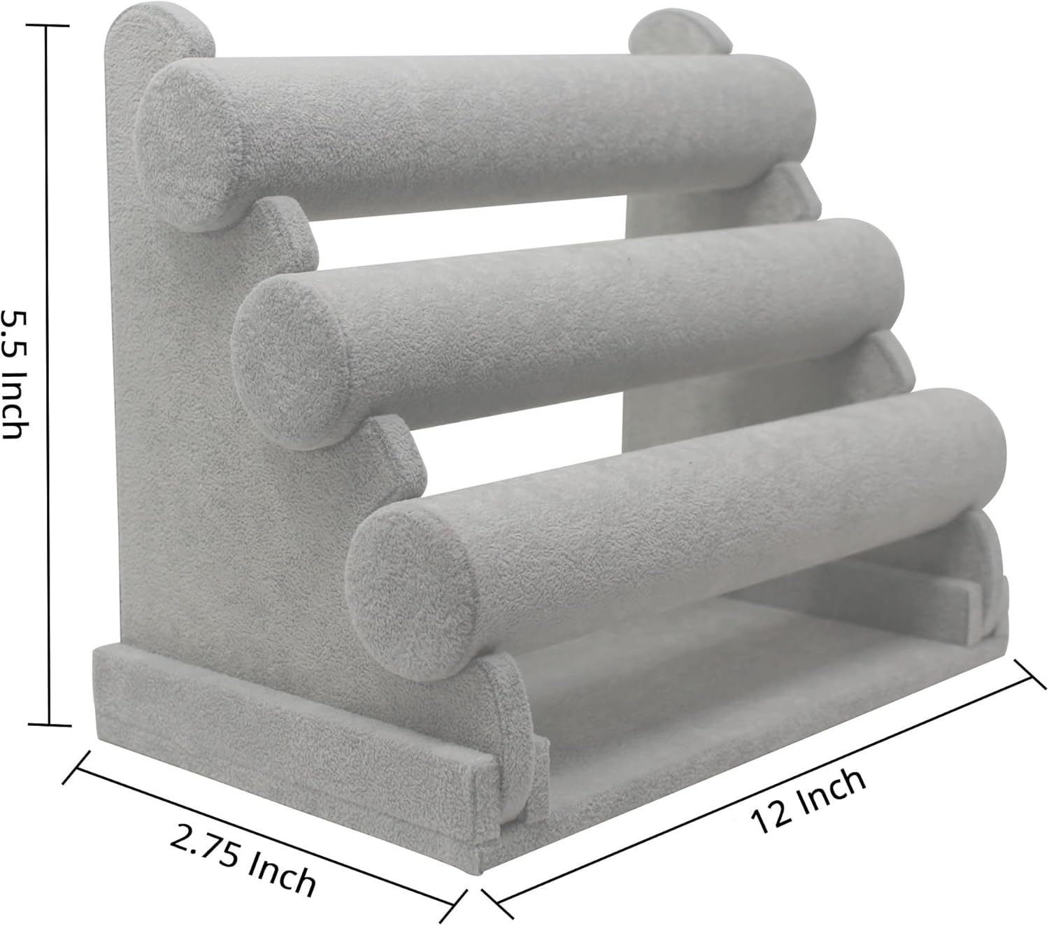 3 Tier Bracelet Holder Stand Gray