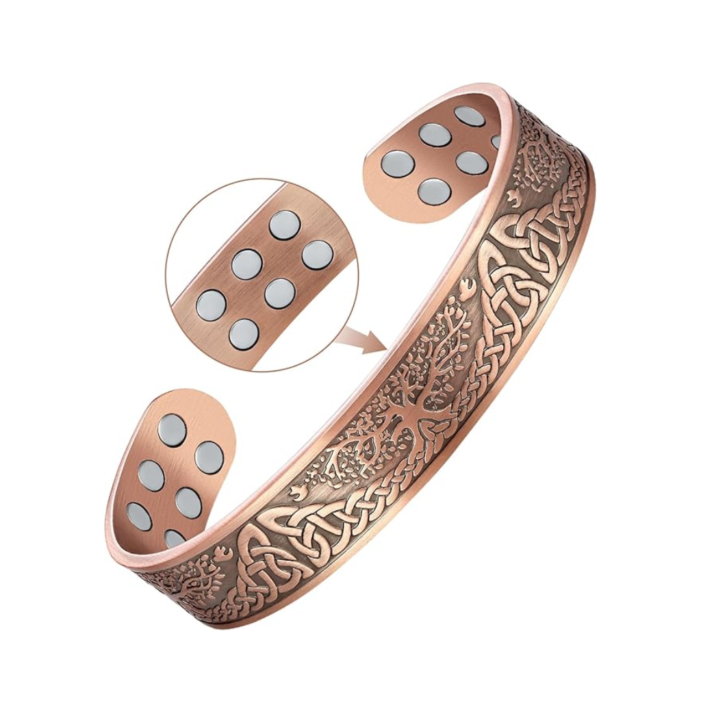 Ultra Strength Magnetic Copper Bracelet for Men & Women
